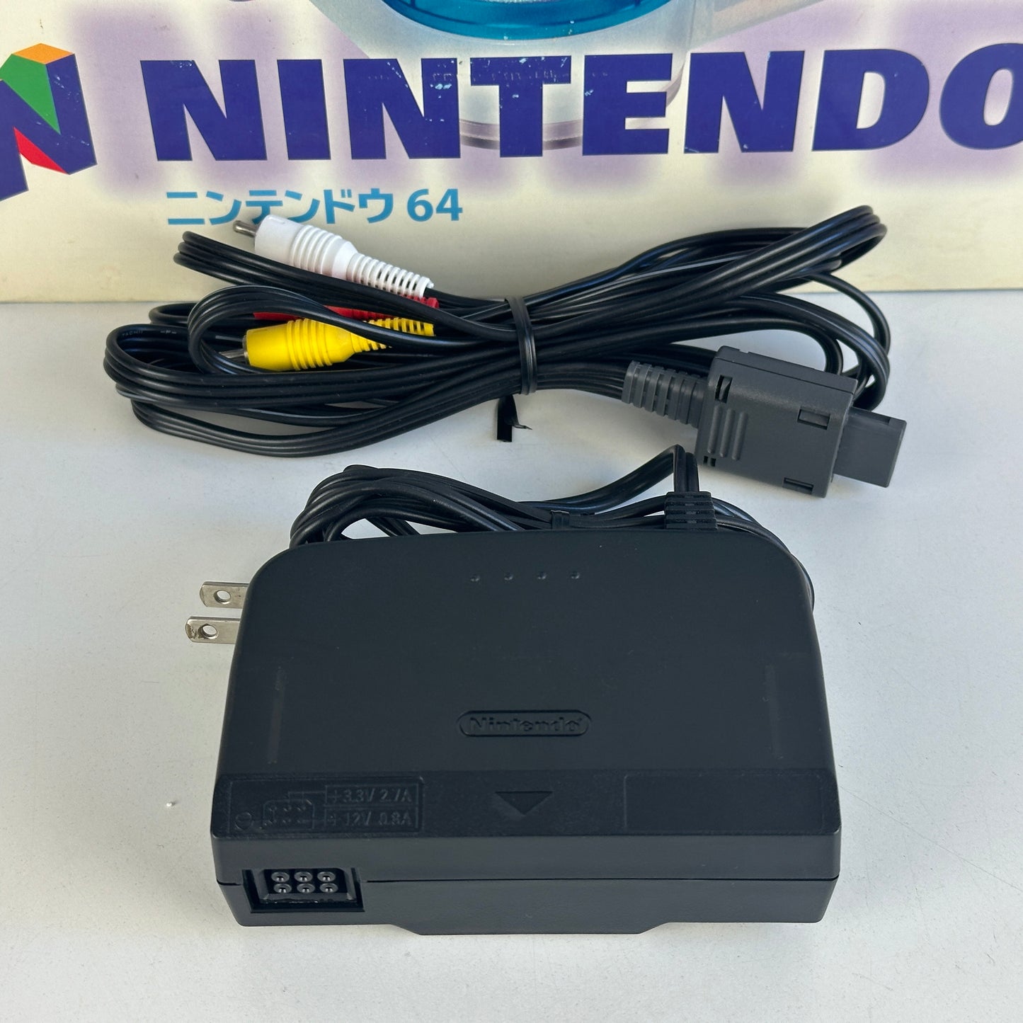 Nintendo 64 Clear Blue NUS-001 Console NTSC-J