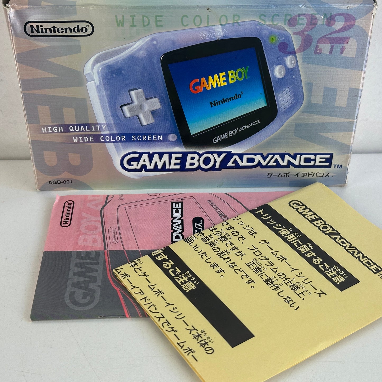 Nintendo Game Boy Advance Milky Blue AGB-001 No Box