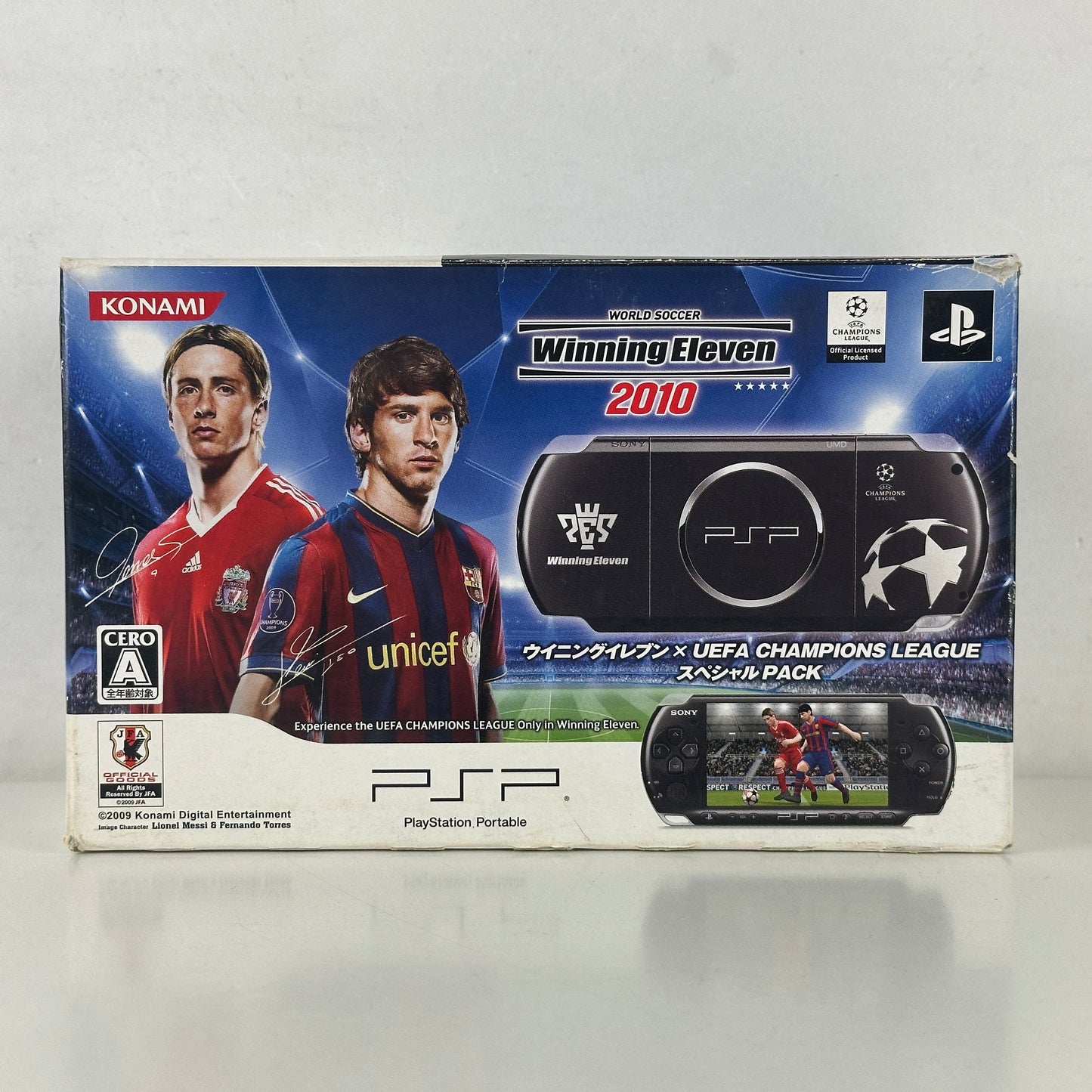 Sony PSP 3000 Winning Eleven × UEFA Champions League Special Pack Piano Black