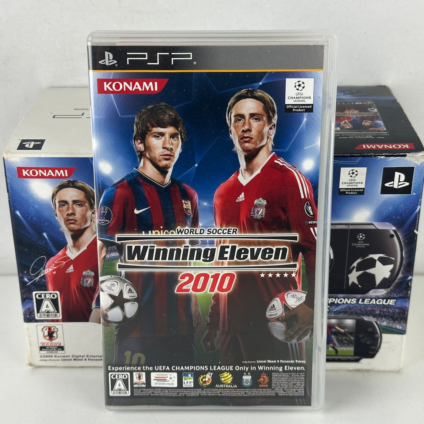 Sony PSP 3000 Winning Eleven × UEFA Champions League Special Pack Piano Black