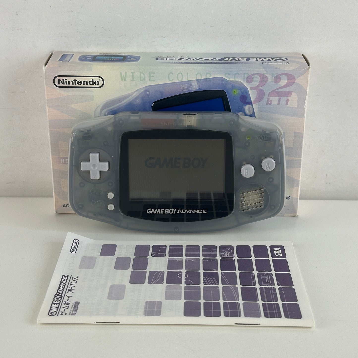 Nintendo Game Boy Advance Milky Blue AGB-001
