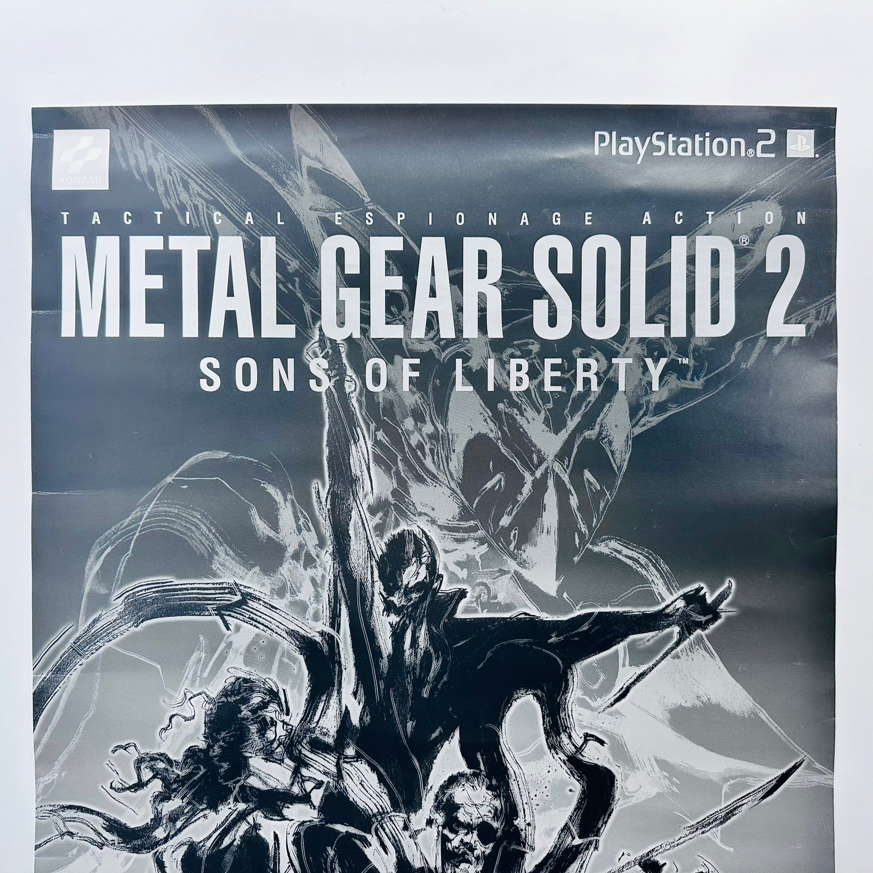 metal gear solid 2 cover art Metal Gear Solid 2 B2 Promo Poster – Japan4ever