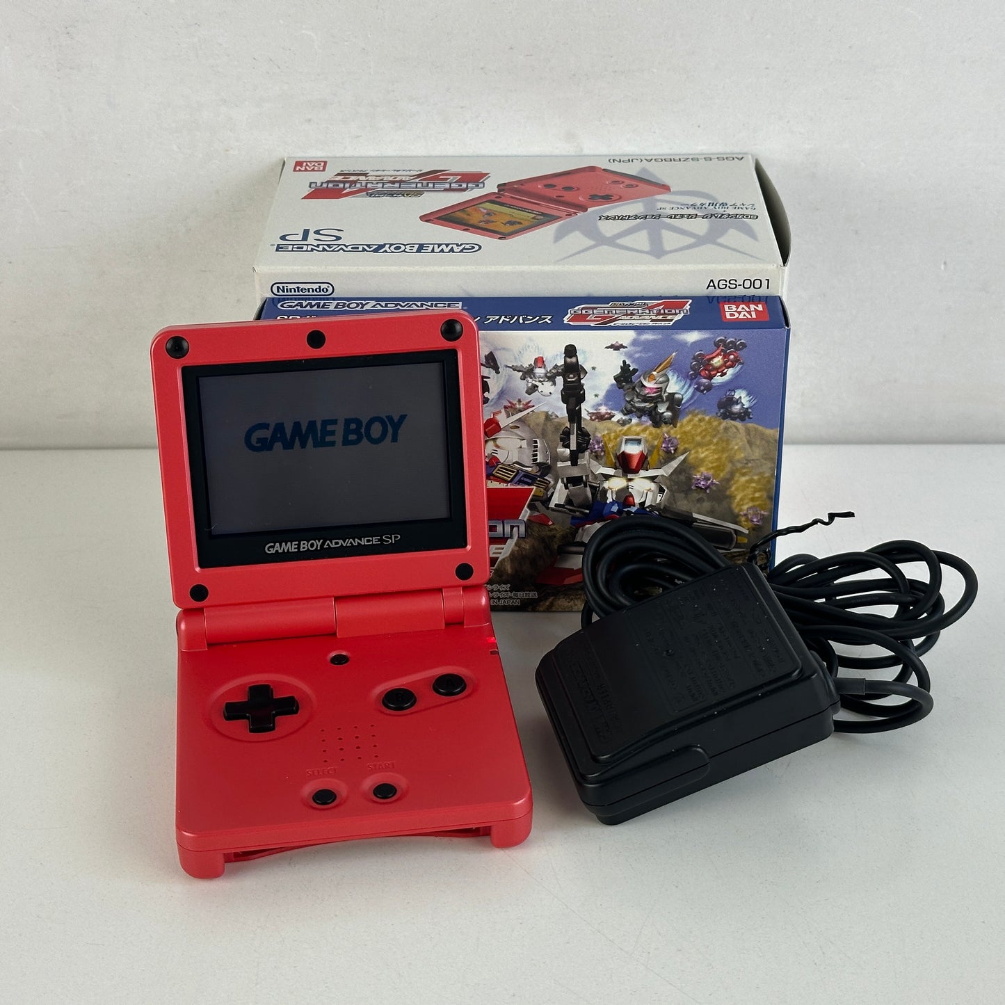 Nintendo Game Boy Advance SP SD Gundam Char's Custom Color AGS-001