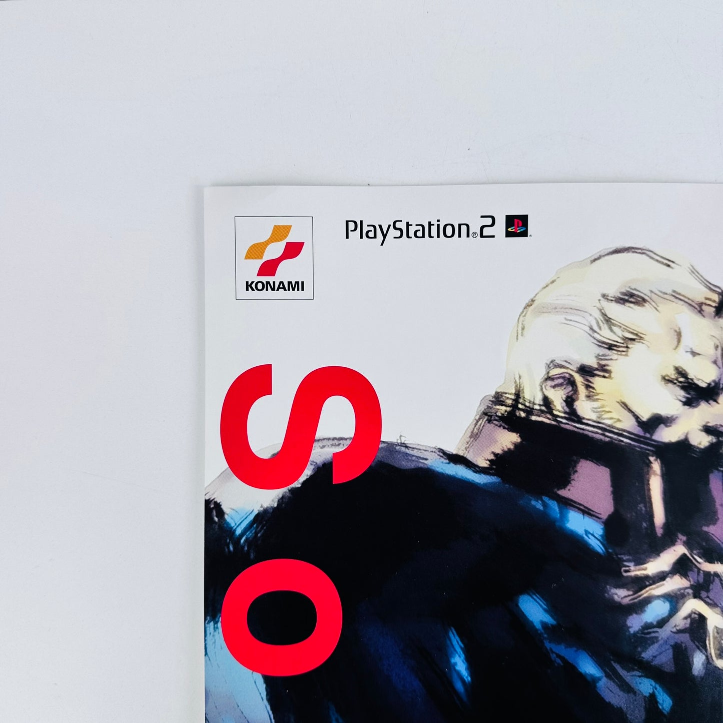 Metal Gear Solid 2 B2 Promo Poster Solidus