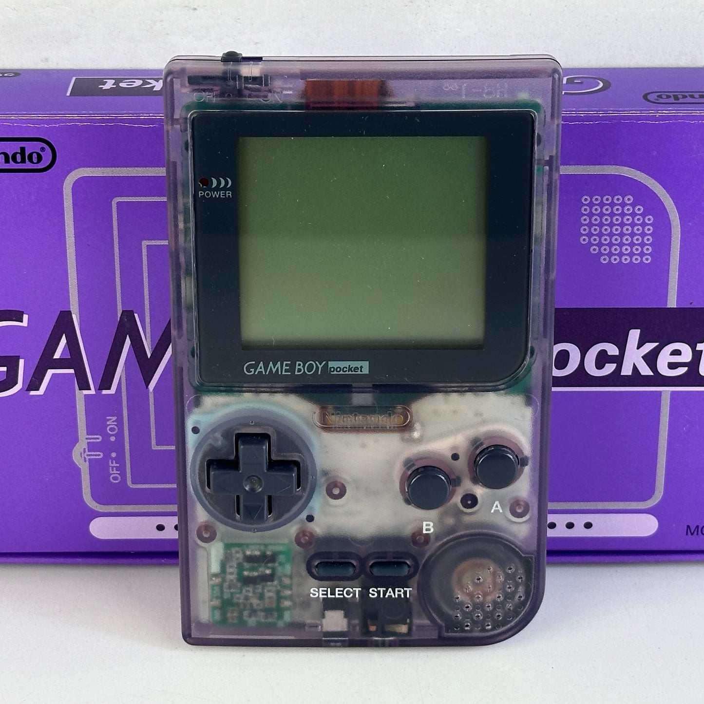 Nintendo Game Boy Pocket Clear Purple MGB-001