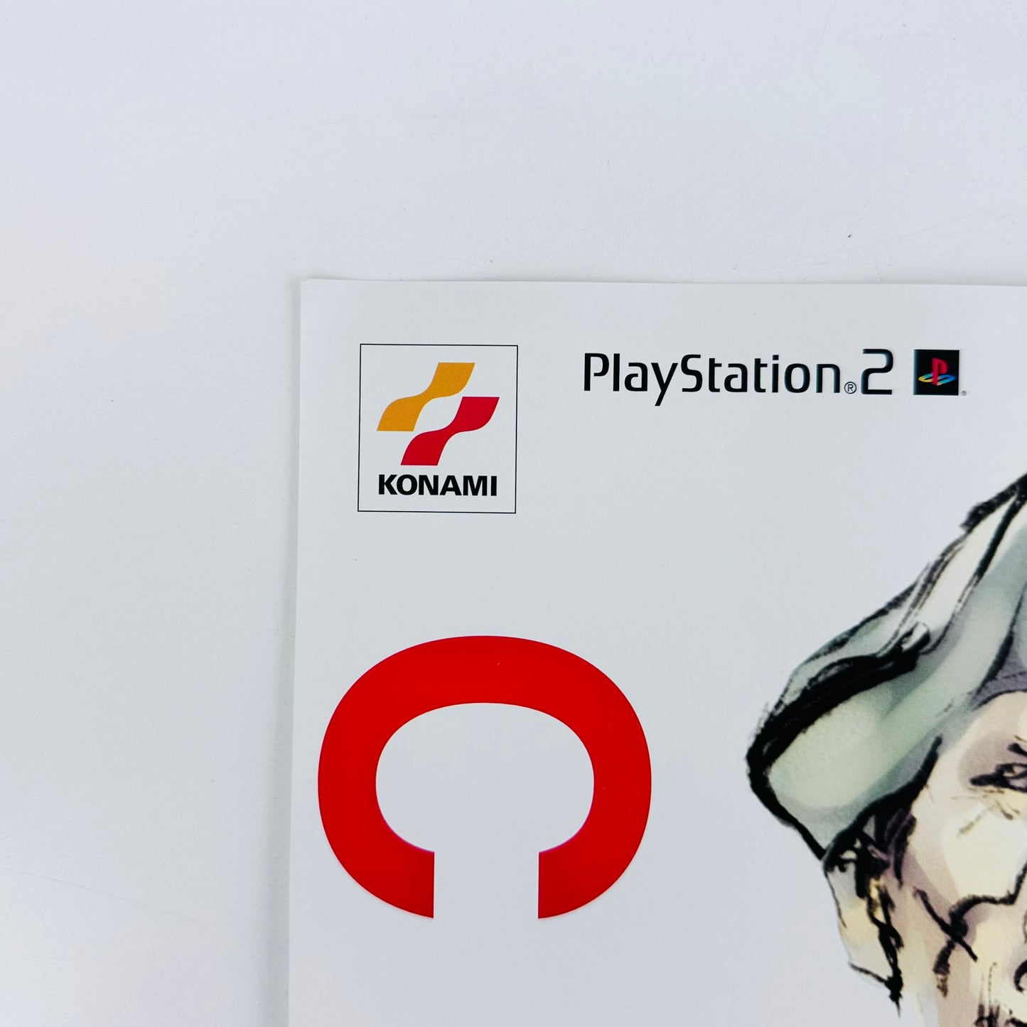 Metal Gear Solid 2 B2 Promo Poster Colonel Campbell