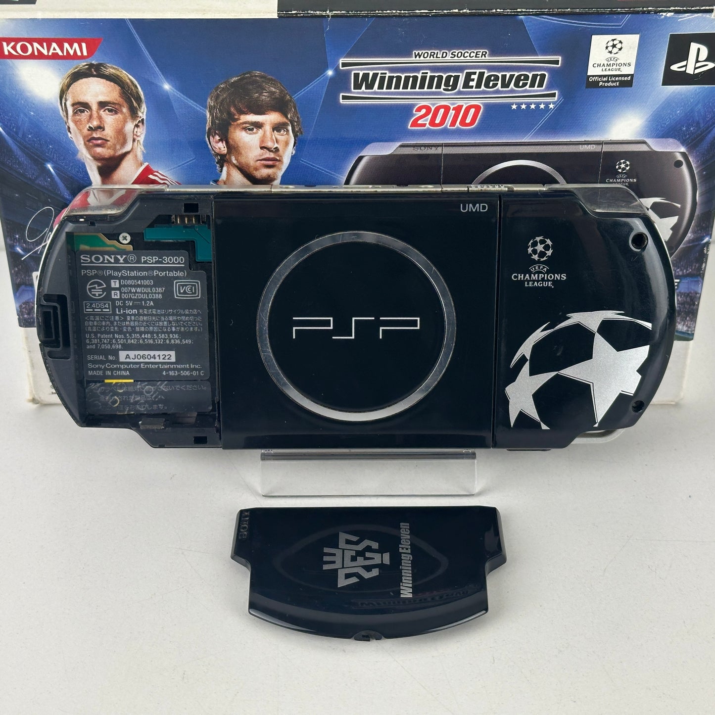 Sony PSP 3000 Winning Eleven × UEFA Champions League Special Pack Piano Black