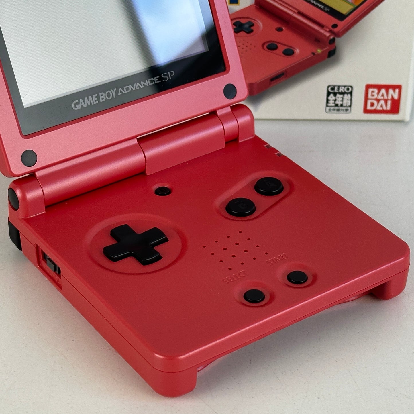 Nintendo Game Boy Advance SP SD Gundam Char's Custom Color AGS-001