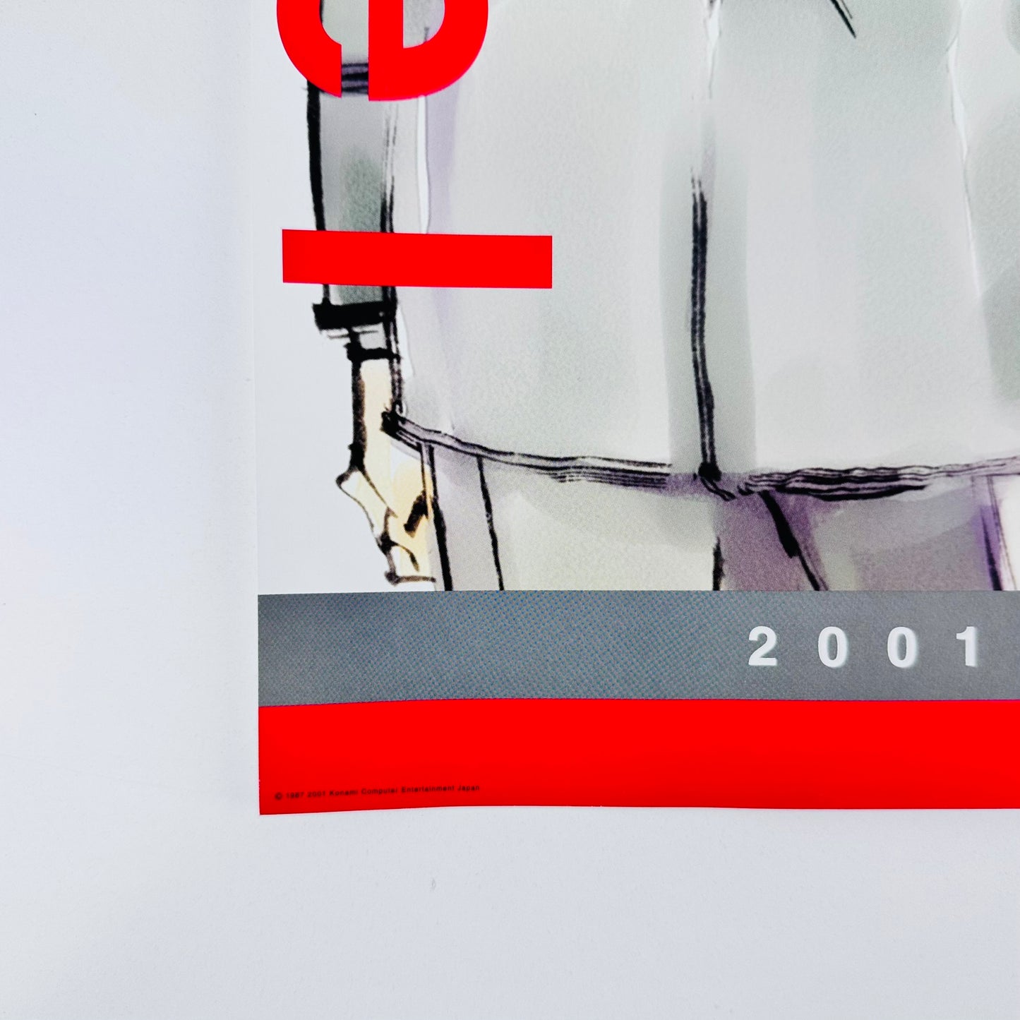 Metal Gear Solid 2 B2 Promo Poster Colonel Campbell