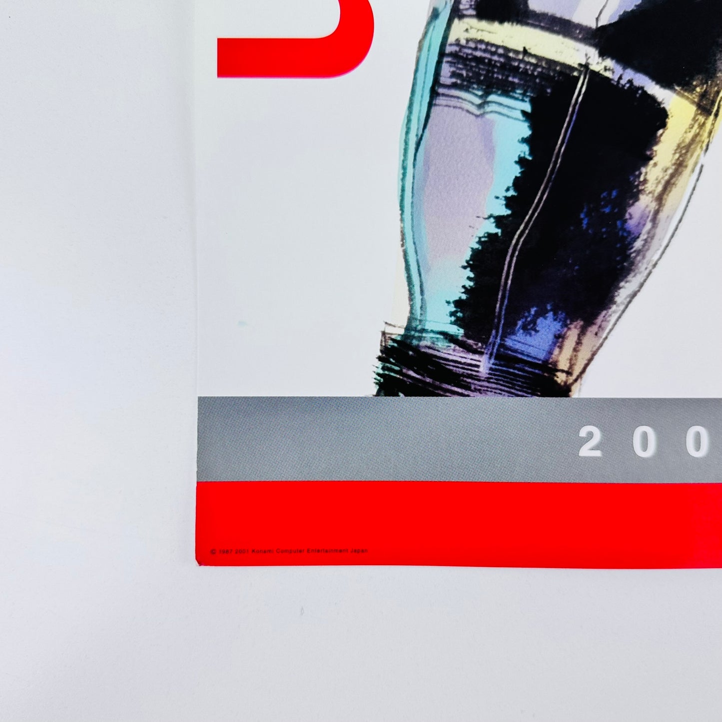 Metal Gear Solid 2 B2 Promo Poster Raiden