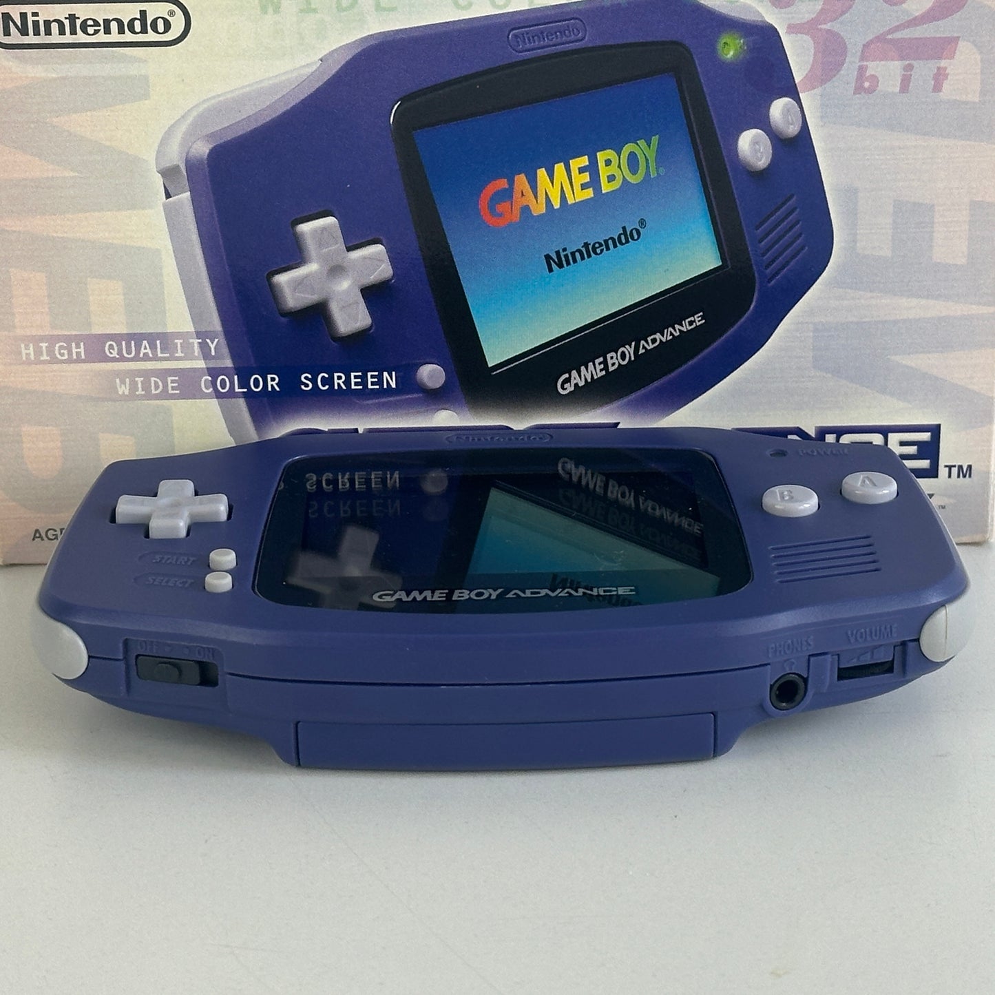 Nintendo Game Boy Advance Purple Violet AGB-001