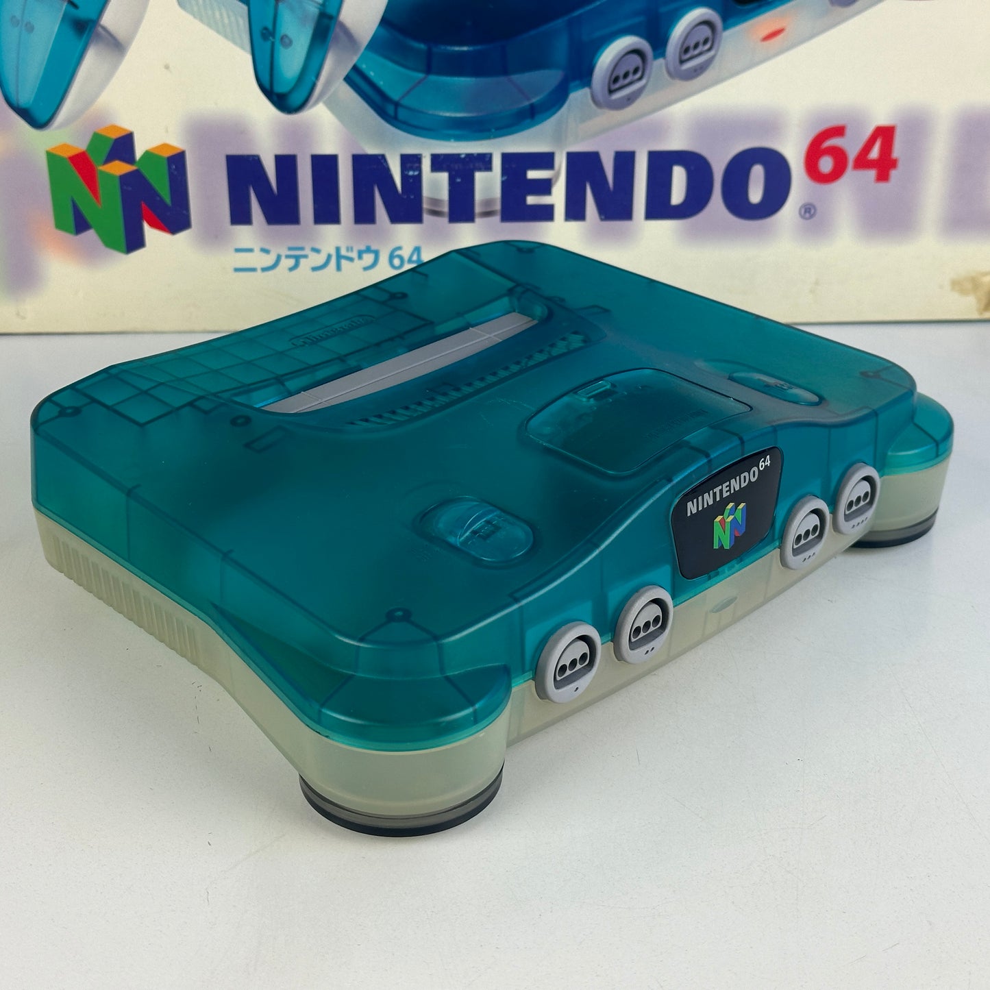 Nintendo 64 Clear Blue NUS-001 Console NTSC-J