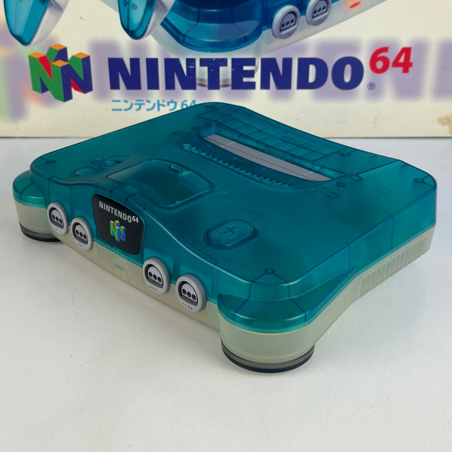 Nintendo 64 Clear Blue NUS-001 Console NTSC-J