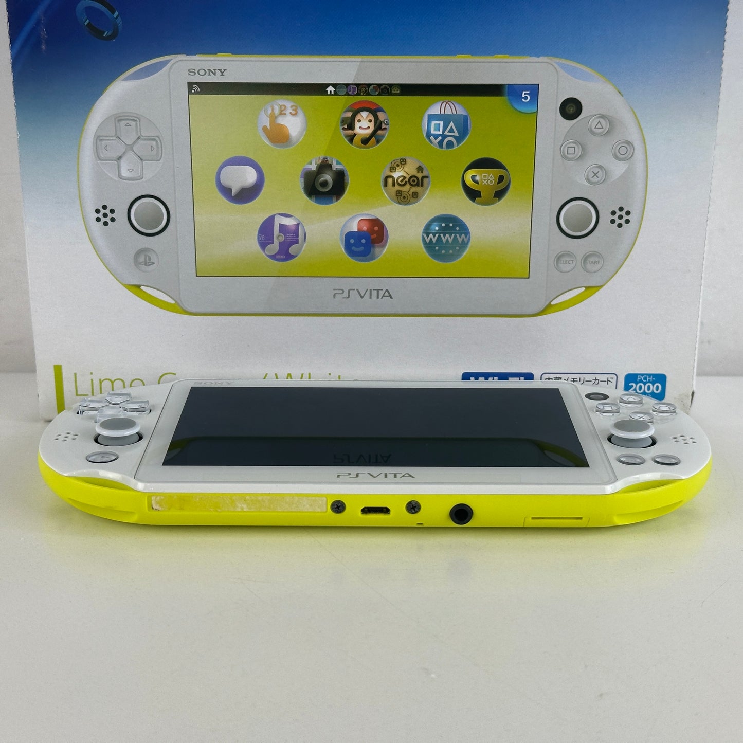 Sony PS Vita Lime Green White PCH-2000ZA13