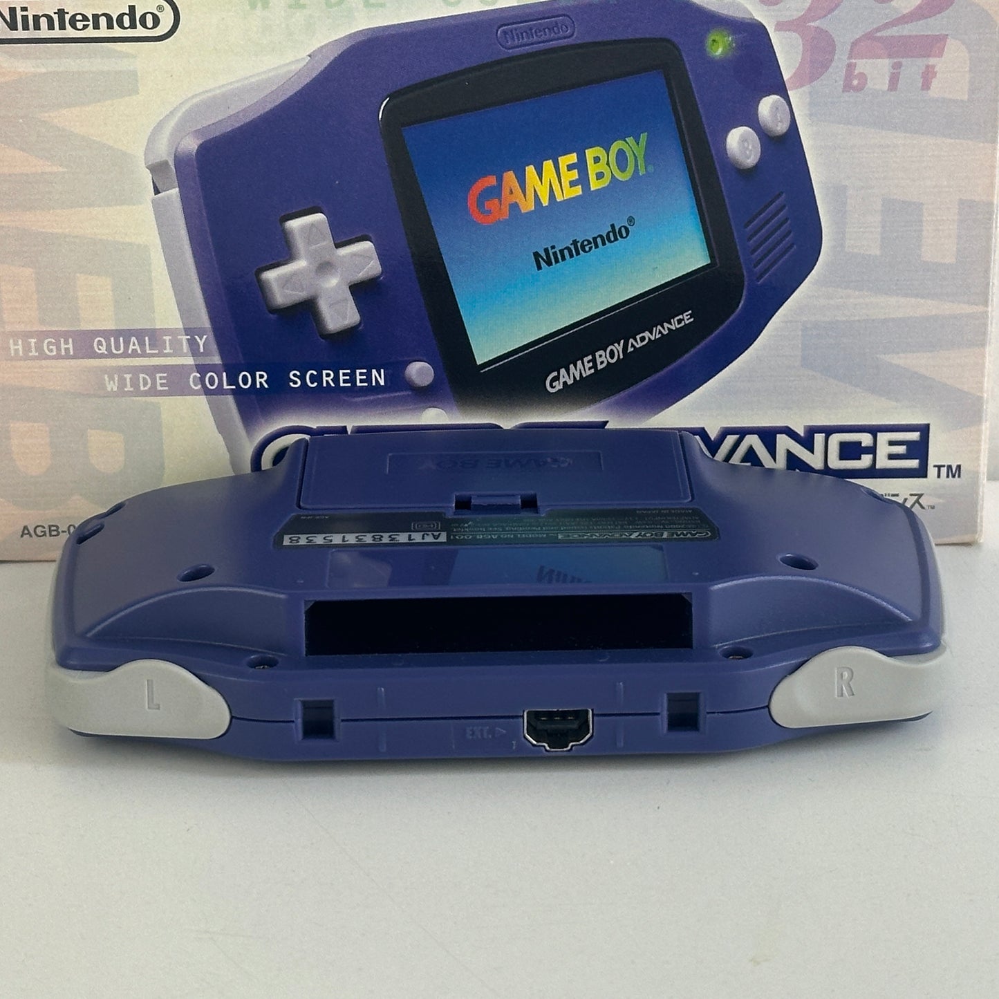 Nintendo Game Boy Advance Purple Violet AGB-001