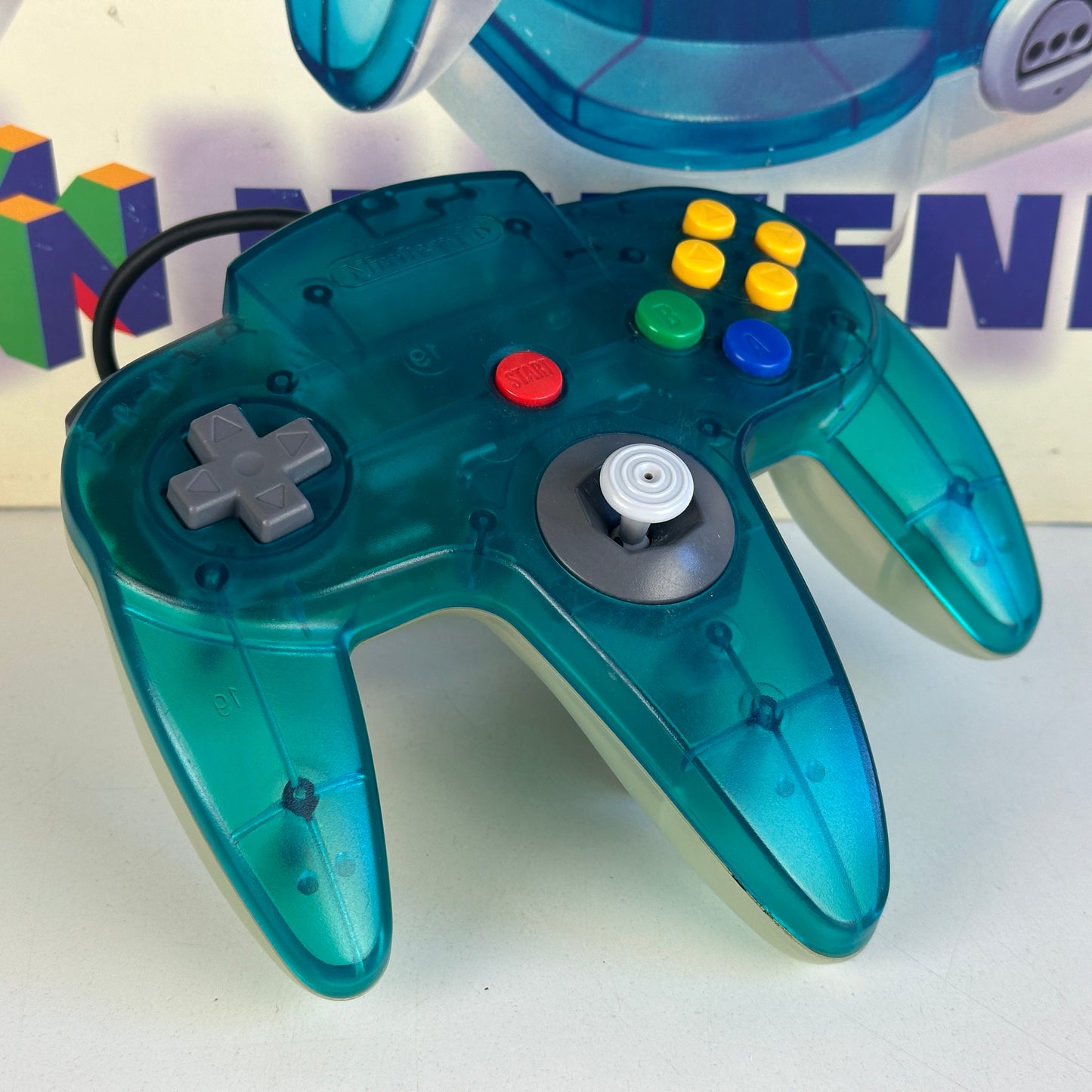 Nintendo 64 Clear Blue NUS-001 Console NTSC-J