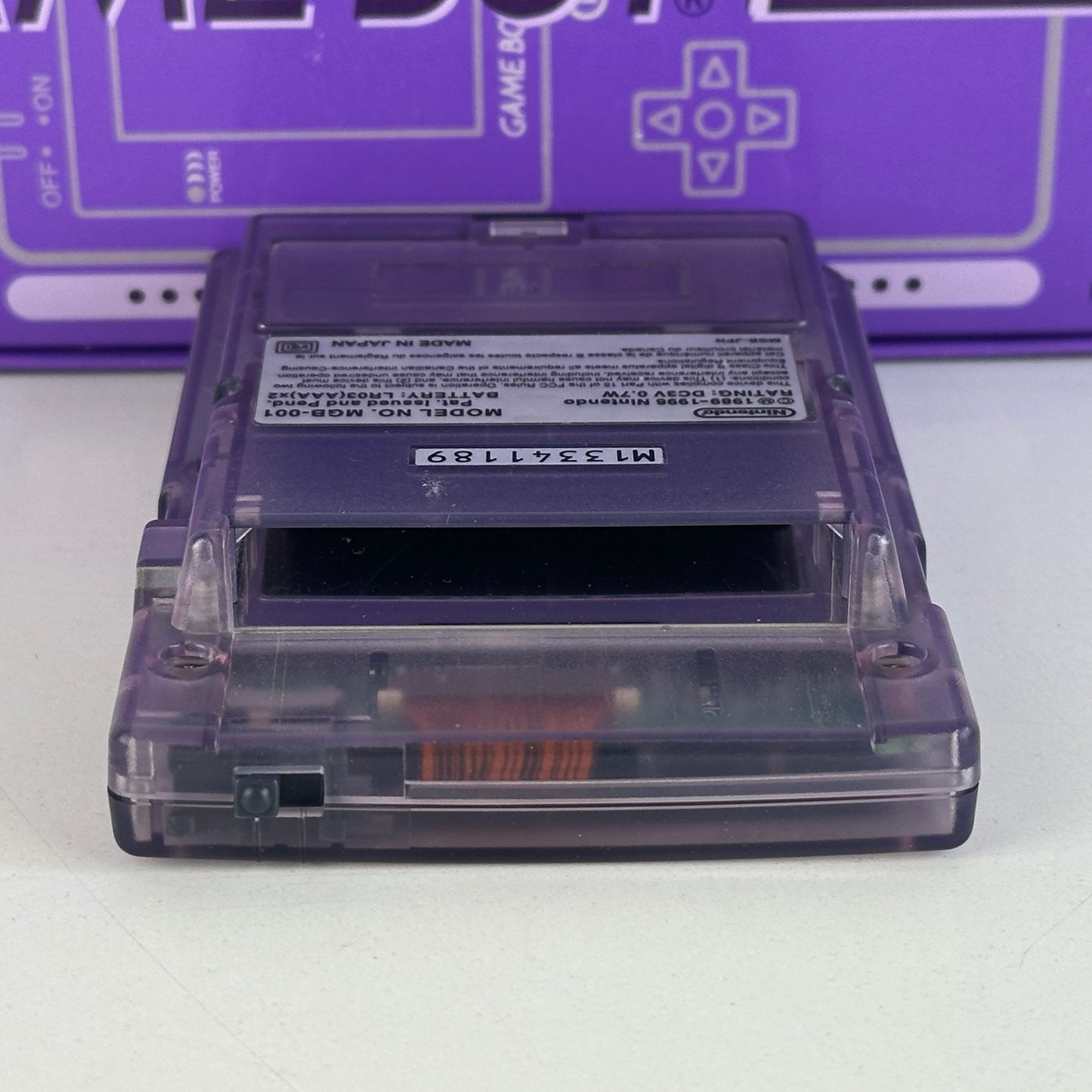Nintendo Game Boy Pocket Clear Purple MGB-001