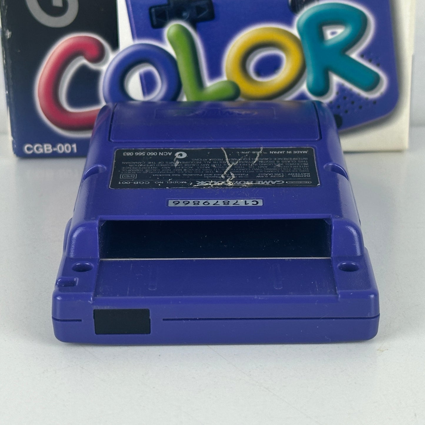 Nintendo Game Boy Color Purple CGB-001