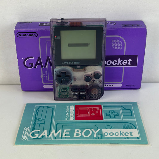 Nintendo Game Boy Pocket Clear Purple MGB-001