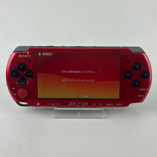 Sony PSP 3000 Red Black PSP-3000XRB No Box