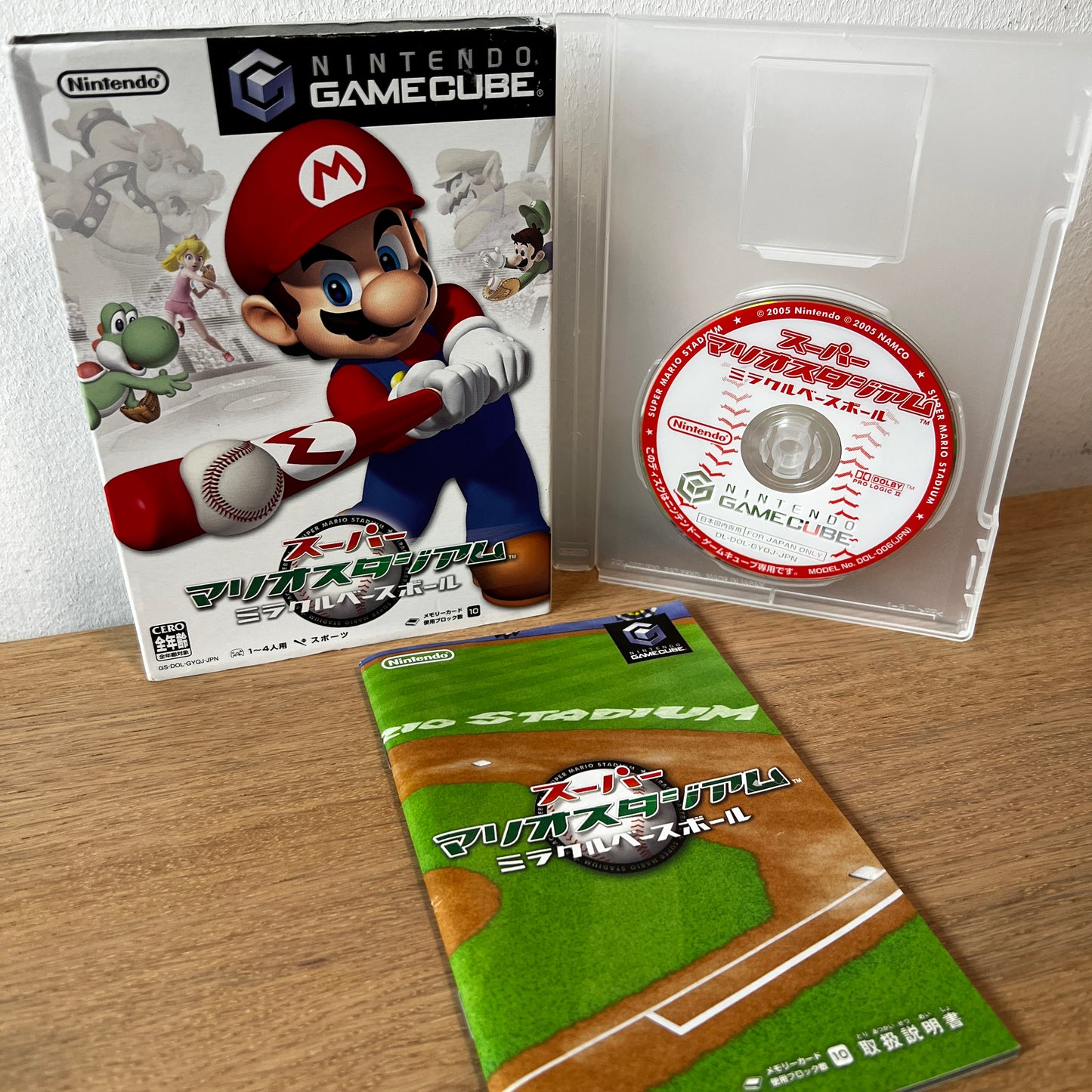 Mario Superstar Baseball Nintendo GameCube NTSC-J