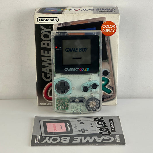 Nintendo Game Boy Color Clear Skeleton CGB-001