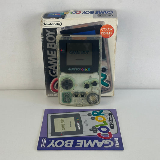 Nintendo Game Boy Color Clear Skeleton CGB-001