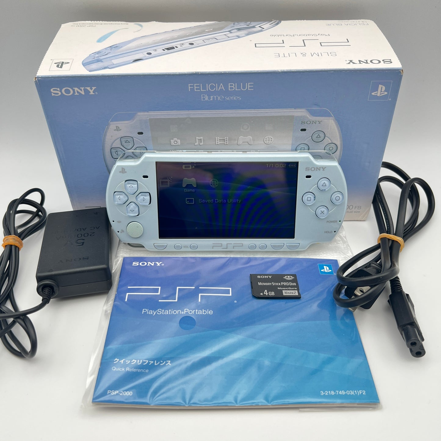 Sony PSP 2000 Felicia Blue PSP-2000FB
