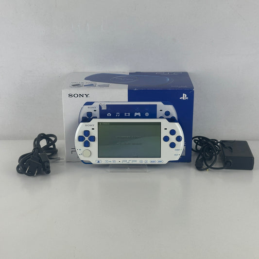 [ RARE ] Sony PSP 3000 White Blue PSP-3000WB