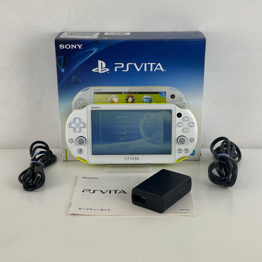 Sony PS Vita Lime Green White PCH-2000ZA13