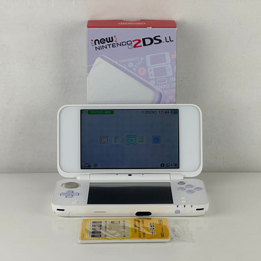 New Nintendo 2DS LL White Lavender