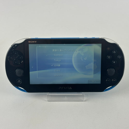 Sony PS Vita Blue Black PCH-2000ZX18 No Box