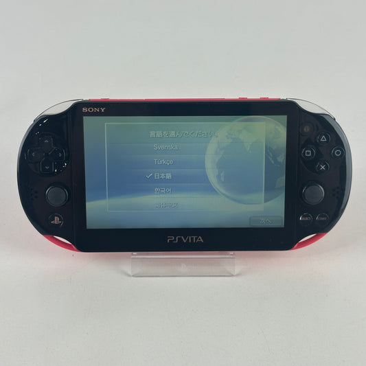 Sony PS Vita Red Black PCH-2000ZX17 No Box