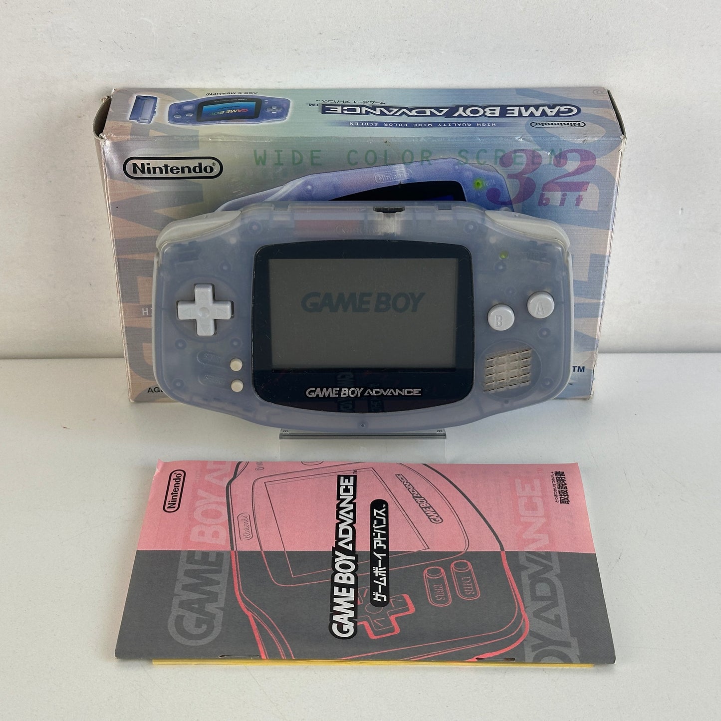 Nintendo Game Boy Advance Milky Blue AGB-001 No Box
