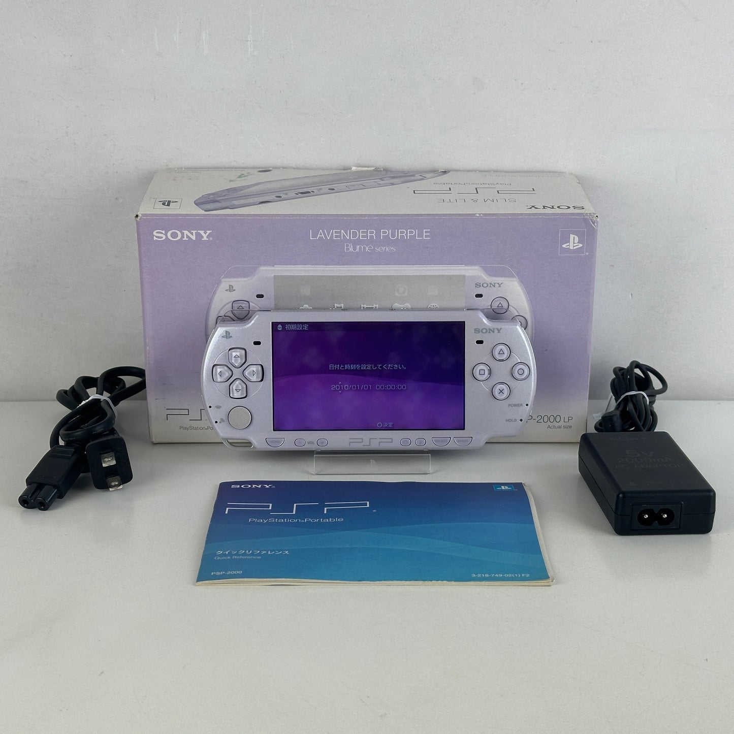 [ RARE ] Sony PSP 2000 Lavender Purple PSP-2000LP