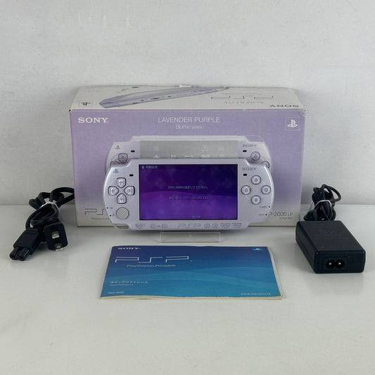 [ RARE ] Sony PSP 2000 Lavender Purple PSP-2000LP