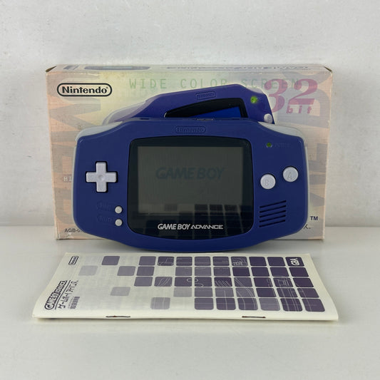 Nintendo Game Boy Advance Purple Violet AGB-001
