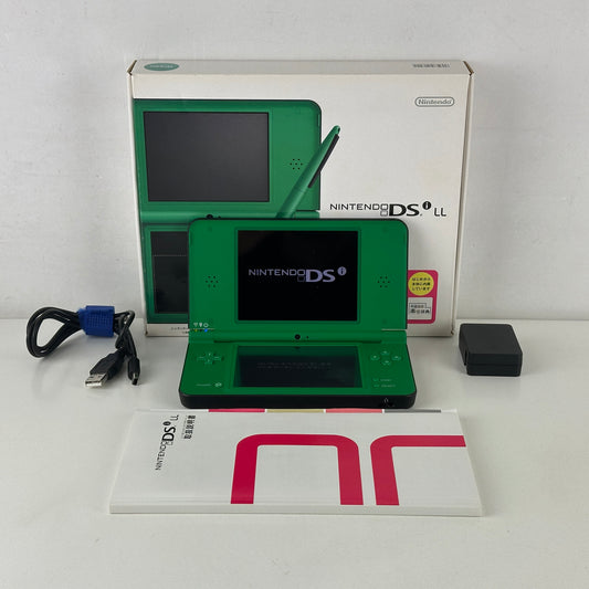 [ RARE ] Nintendo DSi LL Green UTL-S-MKA EXCLUSIVE JAPAN