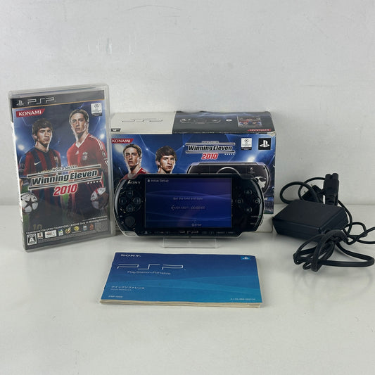 Sony PSP 3000 Winning Eleven × UEFA Champions League Special Pack Piano Black