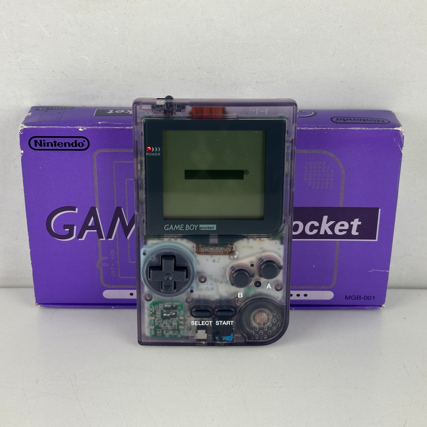 Nintendo Game Boy Pocket Clear Purple MGB-001