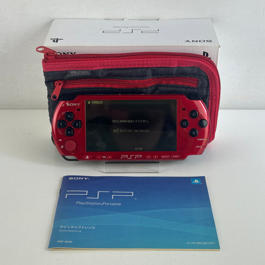 Sony PSP 3000 Red Black Value Pack PSP-3000XRB