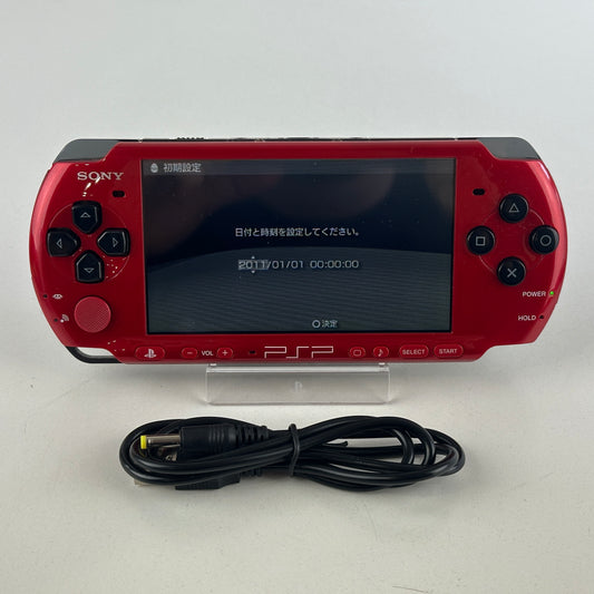 Sony PSP 3000 Red Black Value Pack PSP-3000XRB No Box