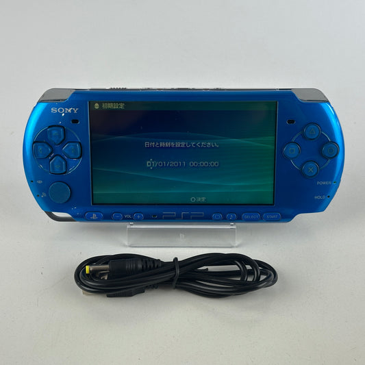 Sony PSP 3000 Vibrant Blue PSP-3000VB No Box