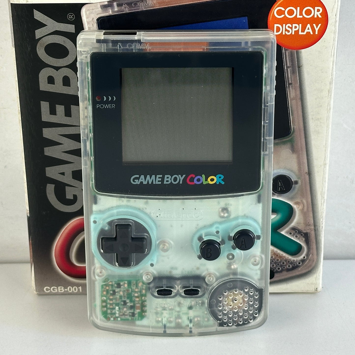 Nintendo Game Boy Color Clear Skeleton CGB-001