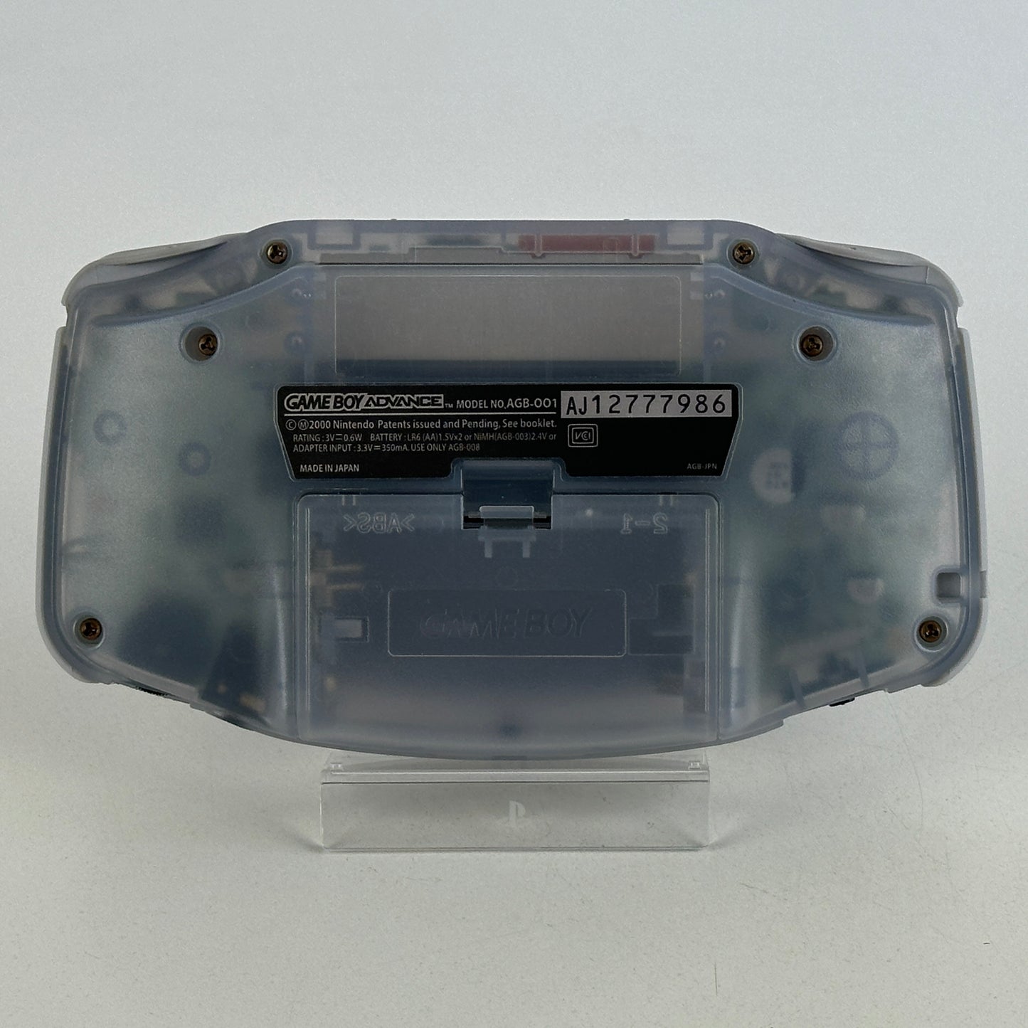 Nintendo Game Boy Advance Milky Blue AGB-001 No Box