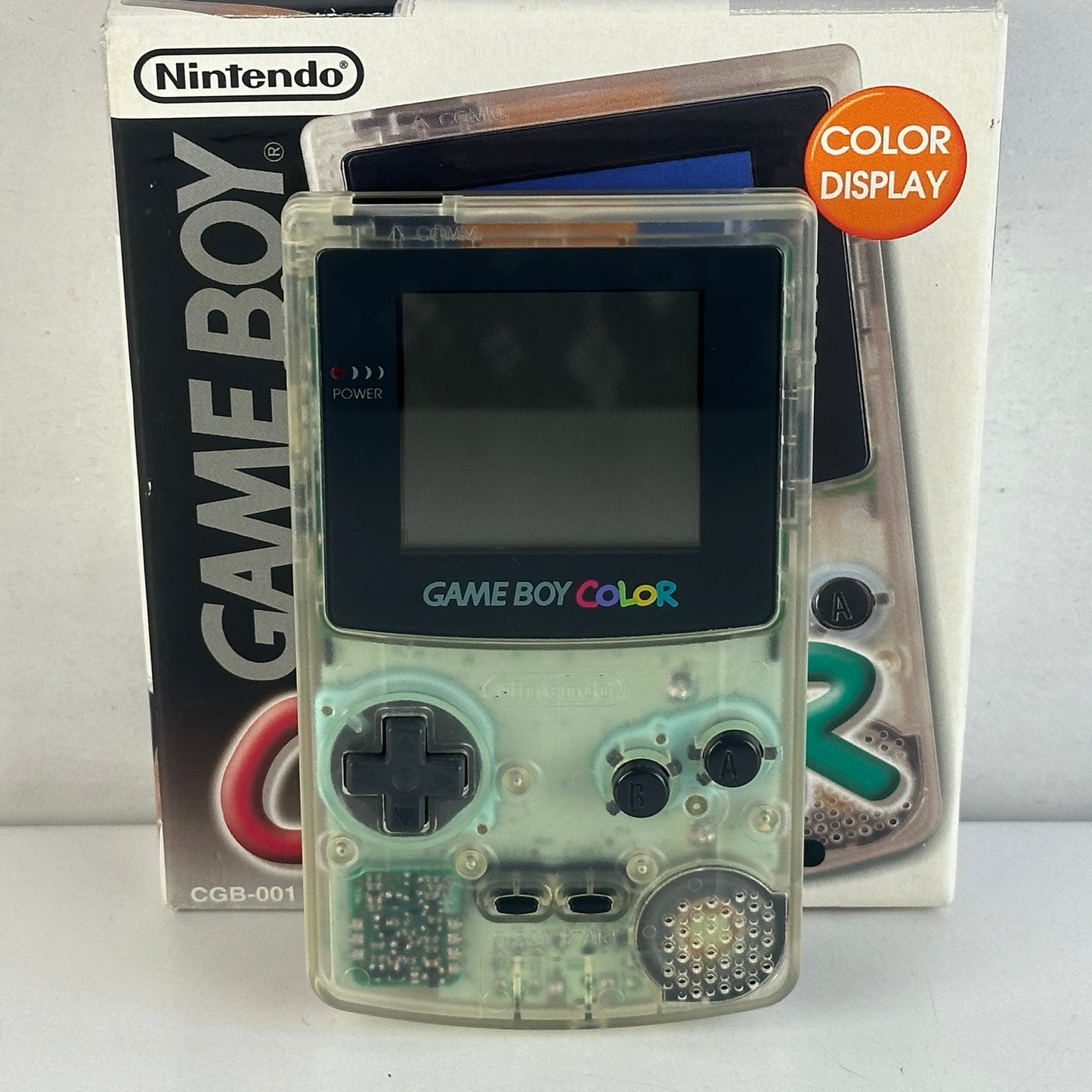 Nintendo Game Boy Color Clear Skeleton CGB-001