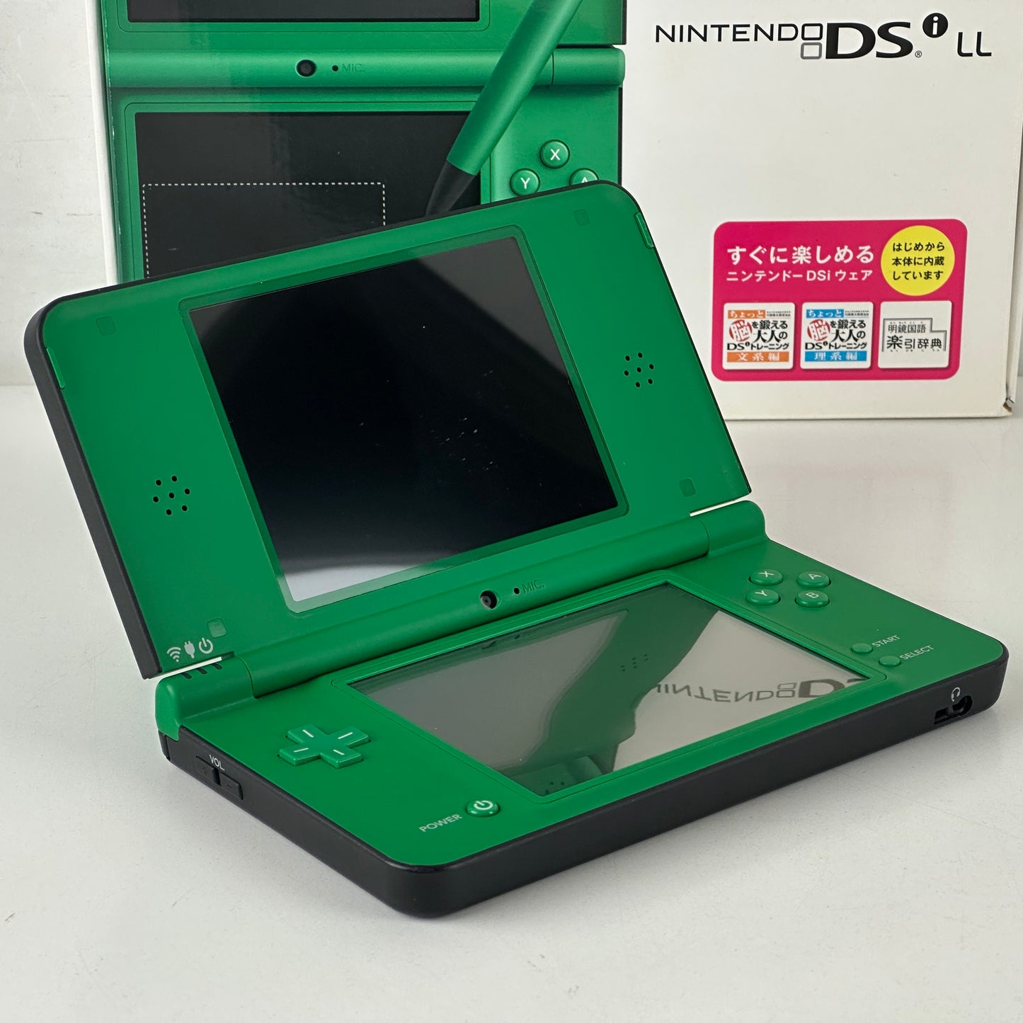 [ RARE ] Nintendo DSi LL Green UTL-S-MKA EXCLUSIVE JAPAN