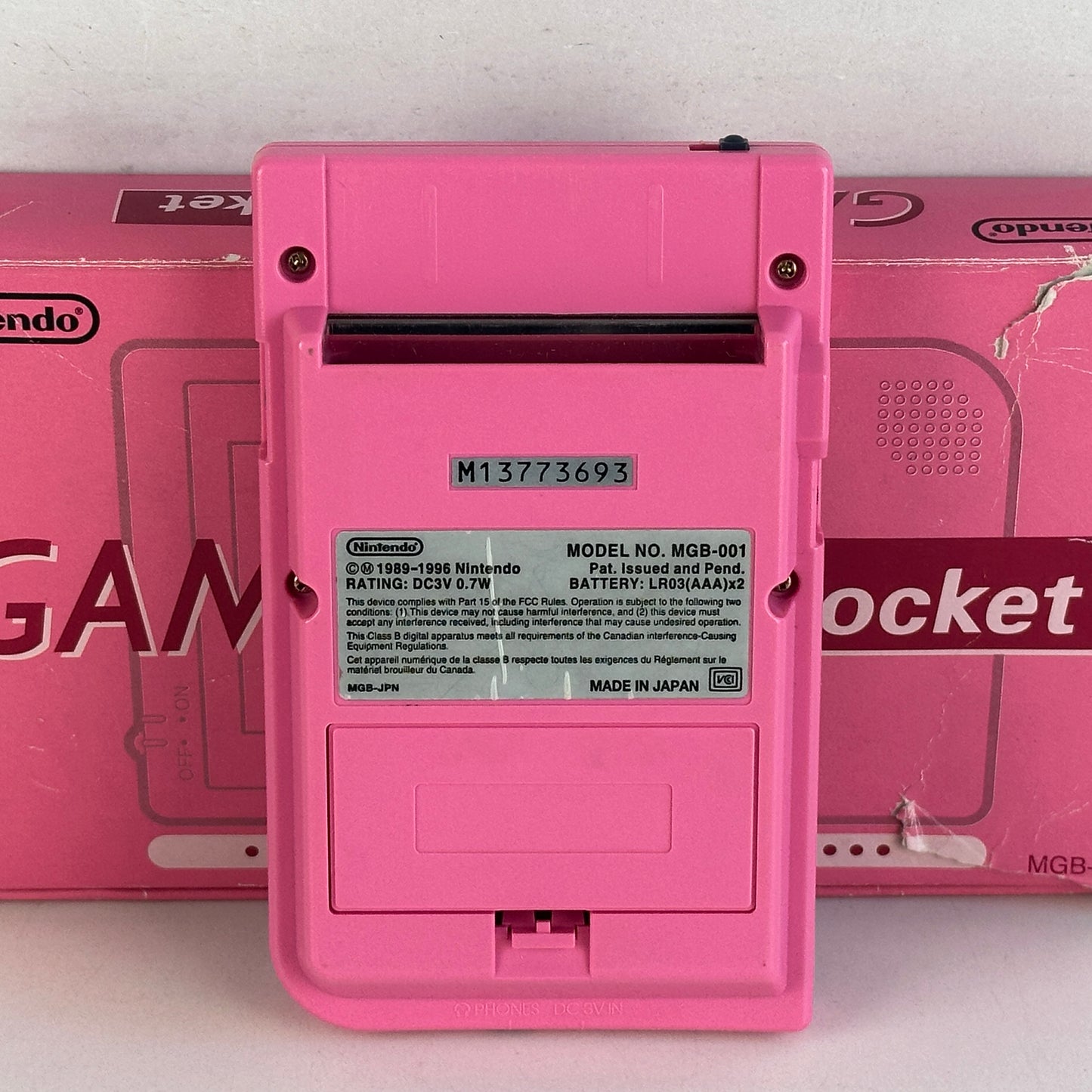 Nintendo Game Boy Pocket Pink MGB-001
