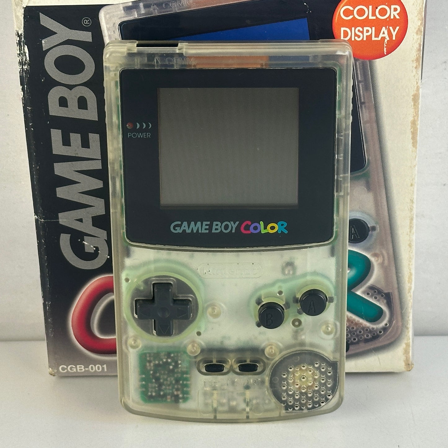 Nintendo Game Boy Color Clear Skeleton CGB-001