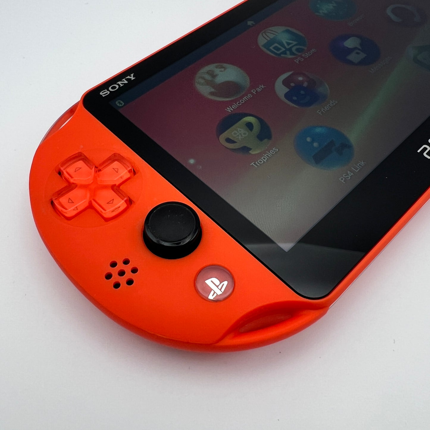 [ RARE ] Sony PS Vita Neon Orange Exclusive Color Japan PCH-2000ZA24 No Box